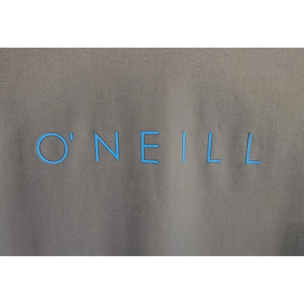O'Neill Rash Guard Sun Surf Shirt Youth 16 Gray UPF 50+ Slim Fit Coastal Beach